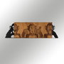 Wallity Escultura de pared I didn't see I didn't hear I don't know Negro y Nogal